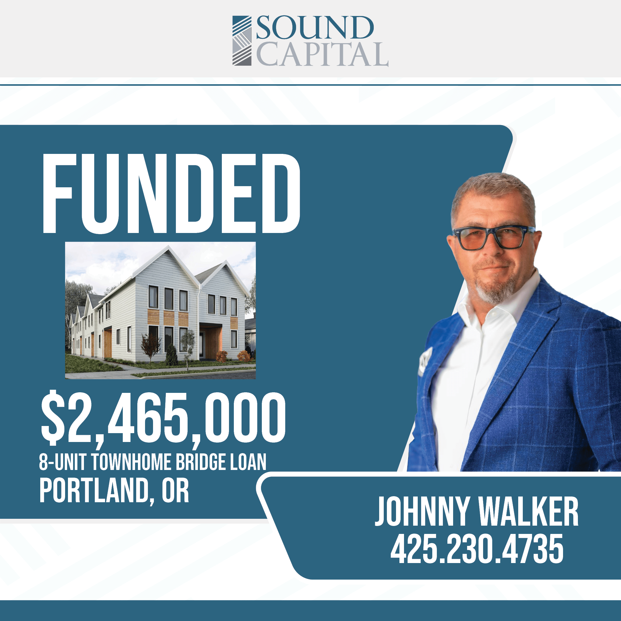 8-Unit Townhome Bridge Loan, Portland, OR